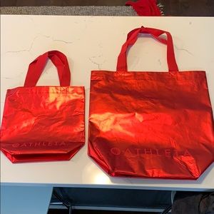 Athleta Holiday Tote Bag Set